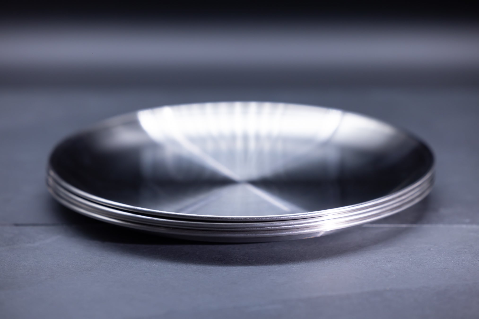 Metal Plate Camping Dish Set Set Of Stainless Steel Plates For